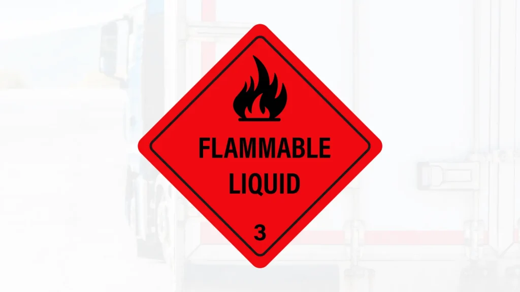 Dangerous Goods Classification Flammable Liquids