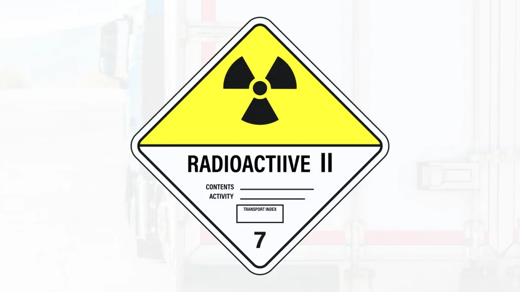 Dangerous Goods Classification Radioactive Material
