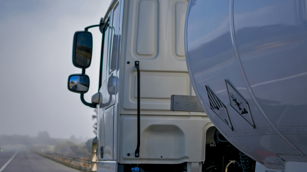 truck with dangerous goods