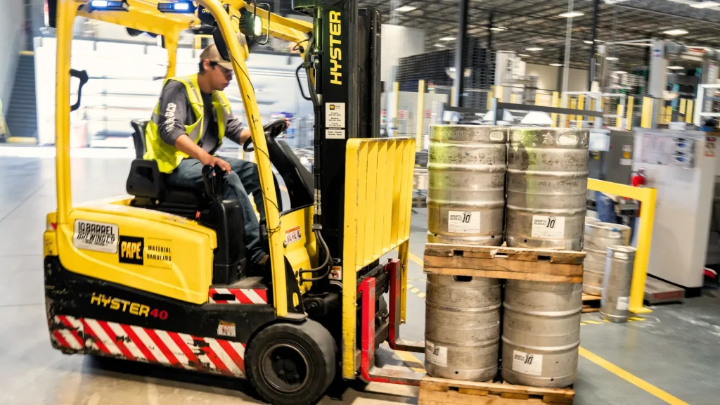 warehouse forklift